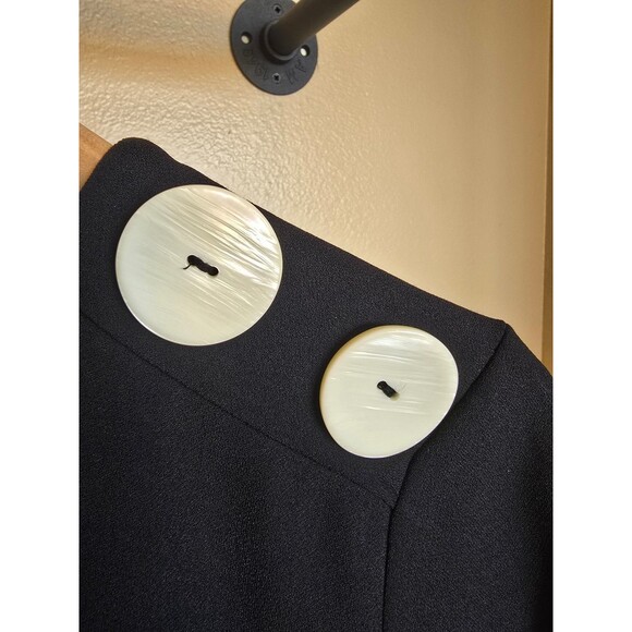 Zara Woman Size XXS 3/4 Length Sleeve Black Blouse with Button Details - Picture 2 of 7